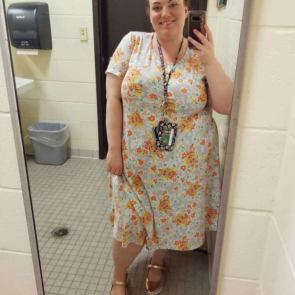 Lularoe Miss Piggy dress disney Muppets